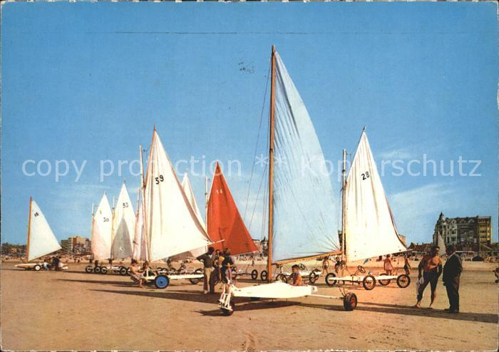 Segelboote La Panne Segelwagen