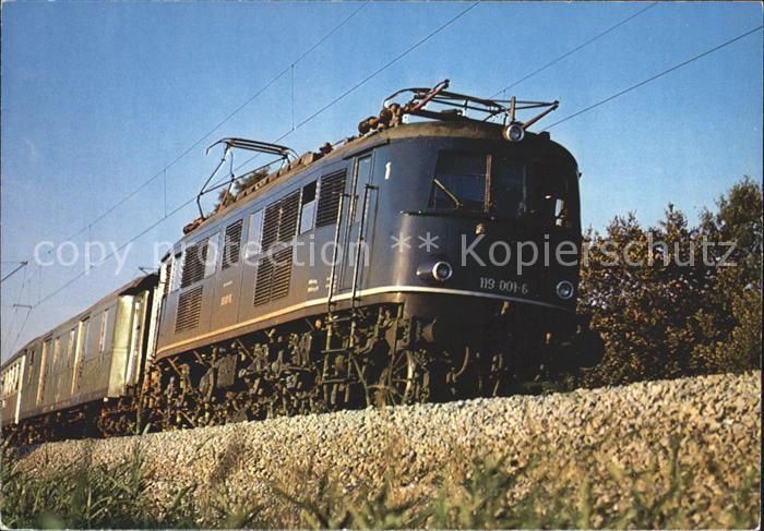 Lokomotive Elektro-Schnellzuglokomotive 119 001-6 DB Otting-Weilheim