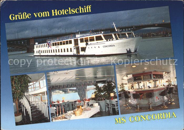Motorschiffe MS Concordia Hotelschiff