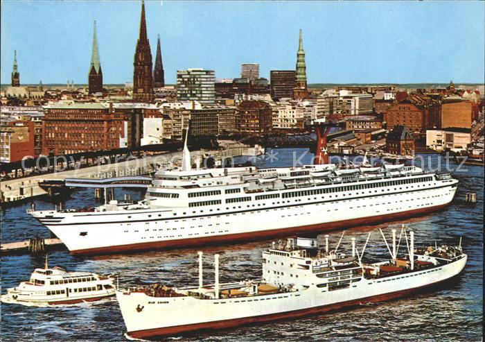 Faehre Ferry Bac Traghetto-- TS Hamburg Überssebrücke