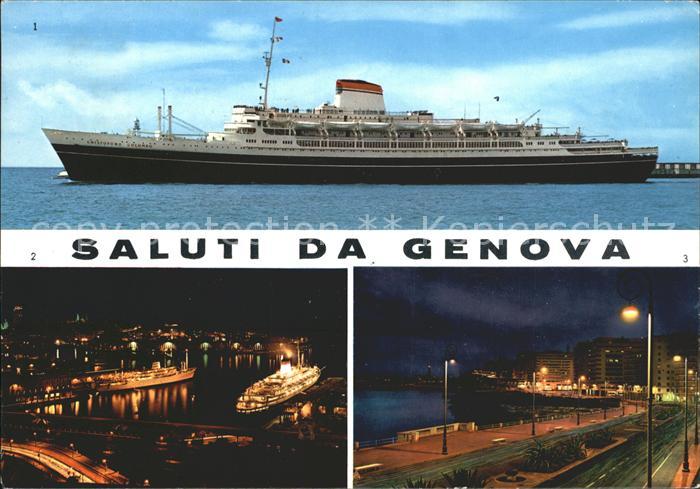 Faehre Ferry Bac Traghetto-- Cristoforo Colombo Porto Genova Corso Italia