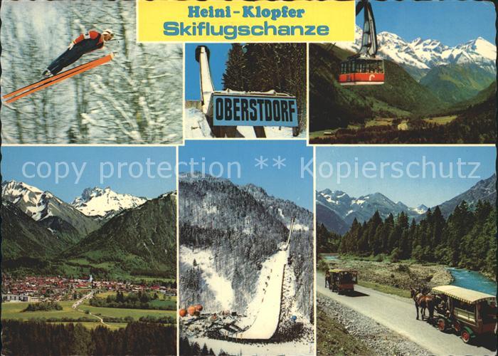 Ski-Flugschanze Heini-Klopfer Oberstdorf-Birgsautal Seilbahn