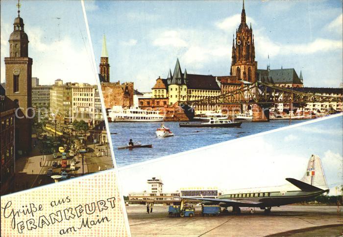 Flugzeuge Zivil Rhein-Main Flughafen Hauptwache Eiserner Steg