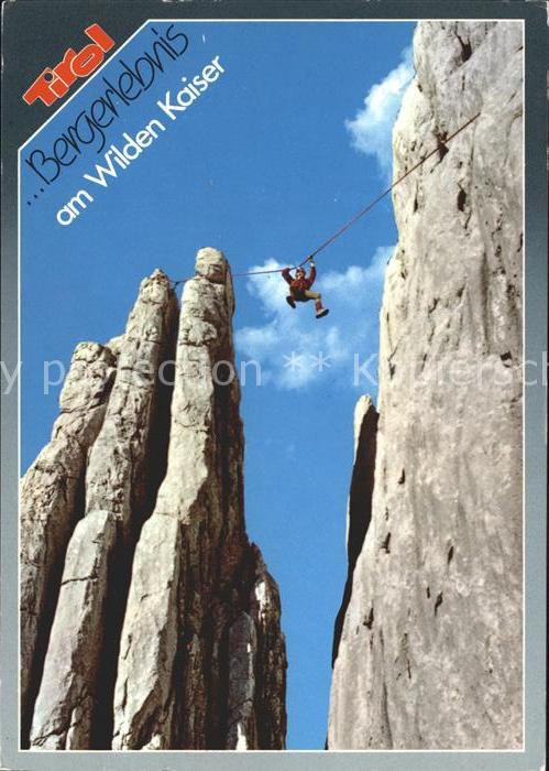 Klettern Bergsteigen Wilder Kaiser Tirol