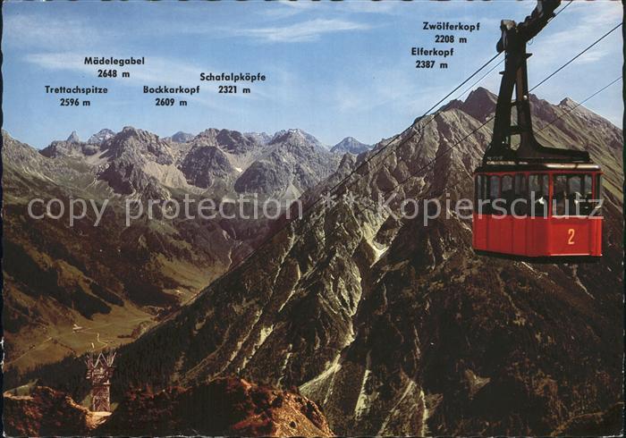 Seilbahn Walmendingerhorn Mittelberg Kleines Walstertal