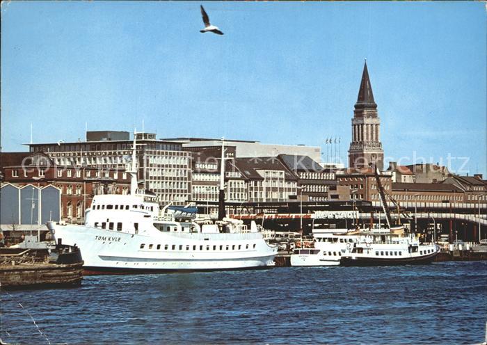 Faehre Ferry Bac Traghetto-- Tom Kyle Bahnhofskai Rathausturm Kiel