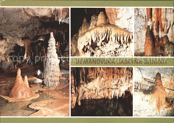 Hoehlen Caves Grottes Demänovska Jaskyna Slobody Nizke Tatry
