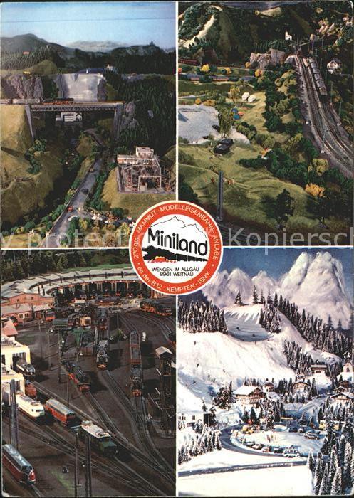 Modellbau-Eisenbahn Mammut-Anlage Miniland Wengen Allgaeu