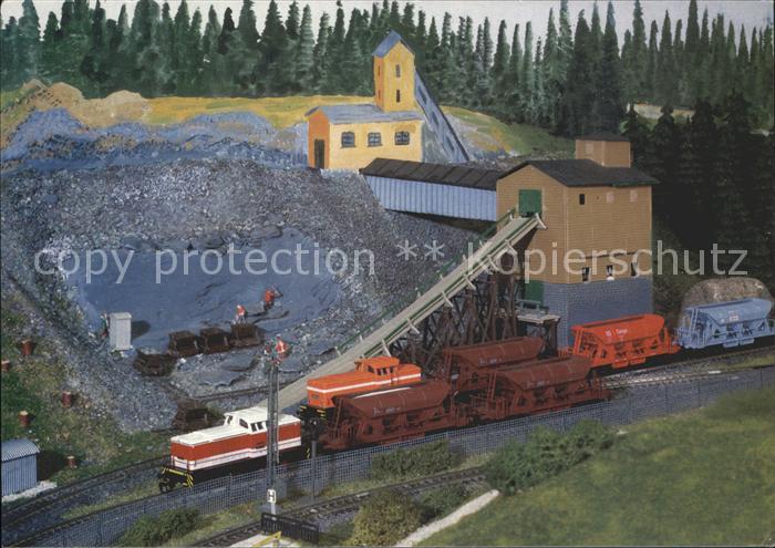 Modellbau-Eisenbahn Schotterwerk Loebschuetz