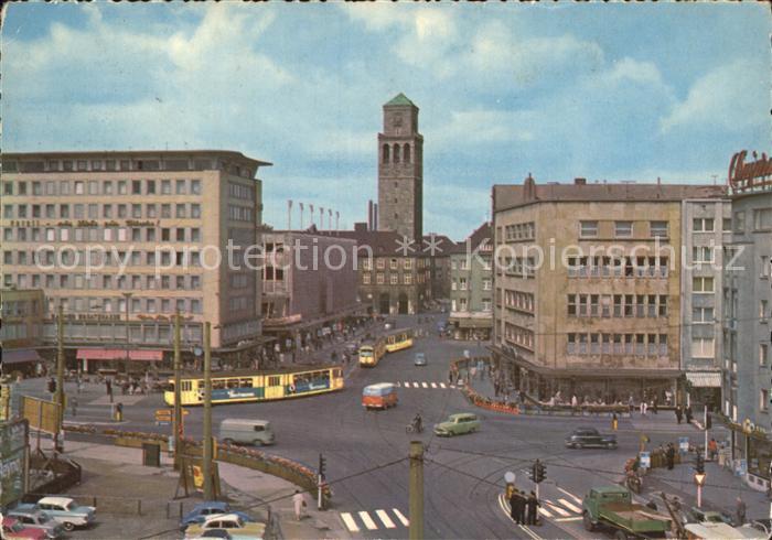 Strassenbahn Muelheim an der Ruhr Stadtmitte