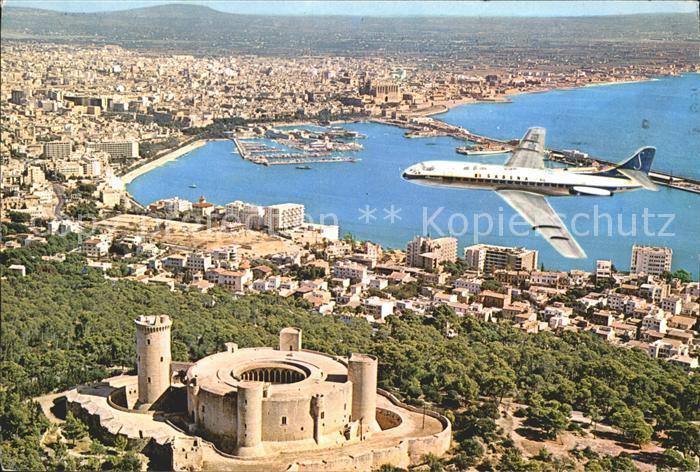 Flugzeuge Zivil Sabena Mallorca Palma Castillo de Bellver