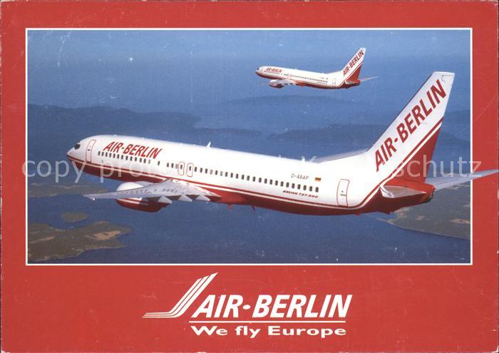 Flugzeuge Zivil Air-Berlin Boeing 737-800