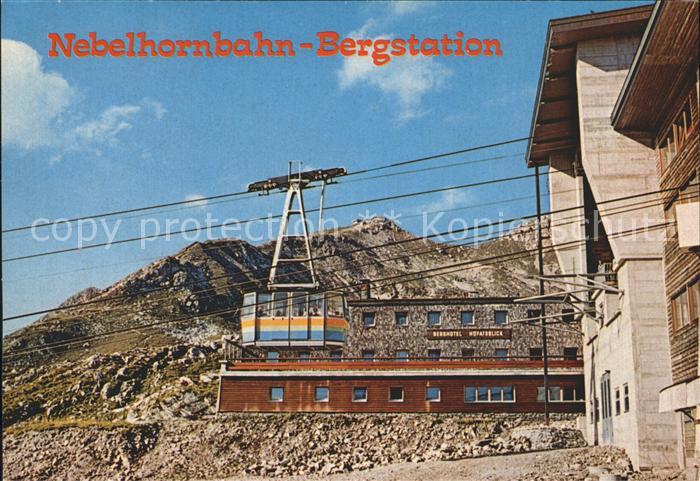 Seilbahn Nebelhorn Bergstation Oberstdorf