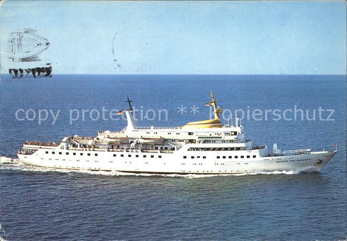 Schiffe Ships Navires MS Wappen von Hamburg Hadag-Seebaederflotte