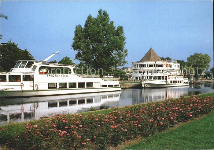 Motorschiffe Friedrich Freye Muelheim an der Ruhr Wasserbahnhof