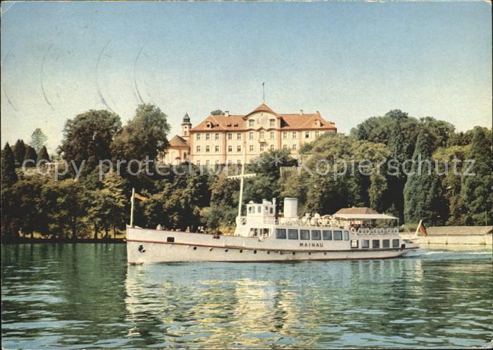 Motorschiffe Mainau Bodensee Deutschordensschloss Kirche