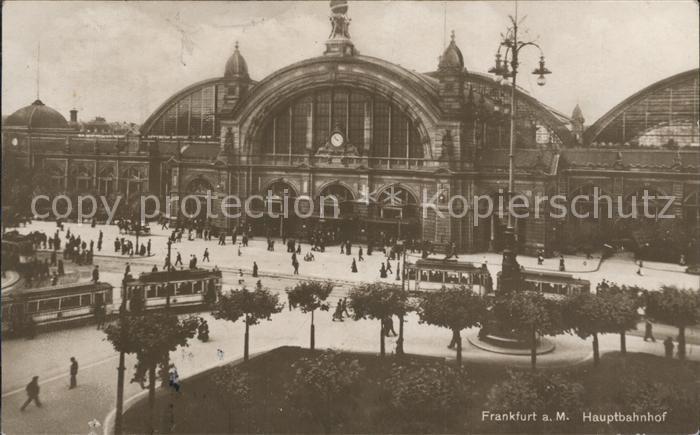Strassenbahn Hauptbahnhof Frankfurt am Main
