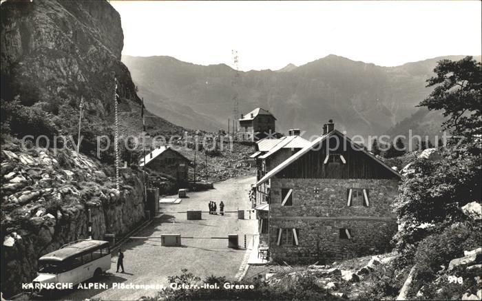 Grenze Douane Zoll Österreich Italien Plöckenpass Karnisch