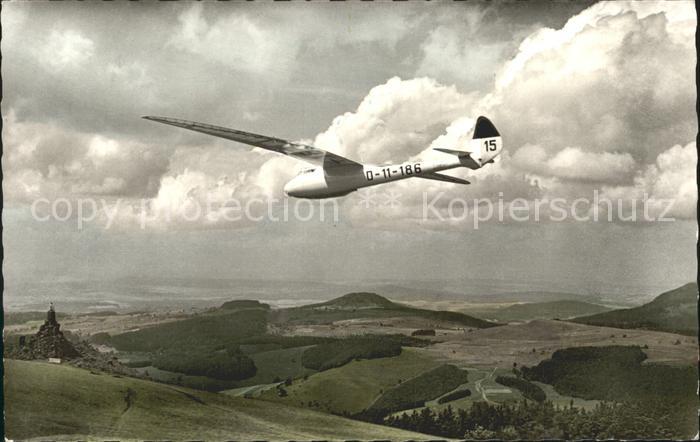 Segelflug Gliding Vol-Voile Vuolo-a-Vela Volo-a-Vela-- Rhoen Wasserkuppe