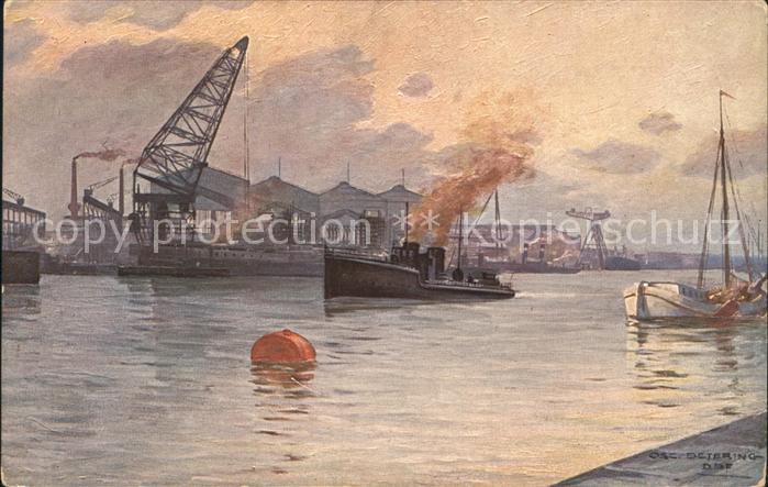 Werftbau Germaniawerft Kiel Hafen Krupp