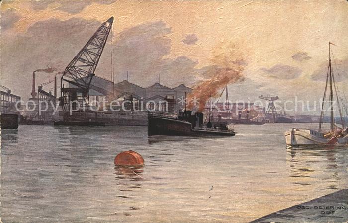 Werftbau Germaniawerft Kiel Hafen Krupp