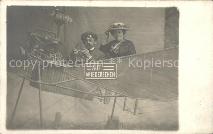 Collagekarte Kollage Flugzeug