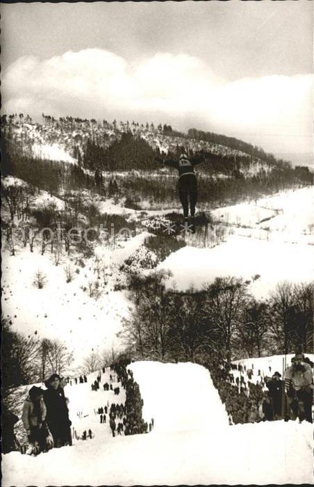 Skispringen Sprungschanze Kreuzberg Rhoen