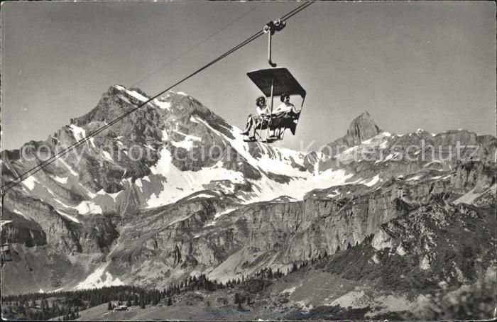 Sessellift Gumen Ortstock Hoher Turm Braunwald