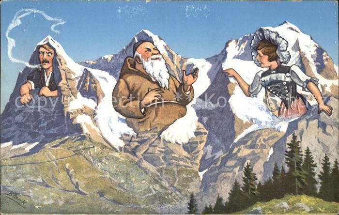 Berggesichter Eiger-Mönch-Jungfrau