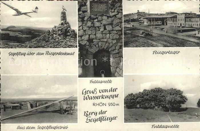 Segelflug Gliding Vol-Voile Vuolo-a-Vela Volo-a-Vela-- Wasserkuppe Rhoen Flieger