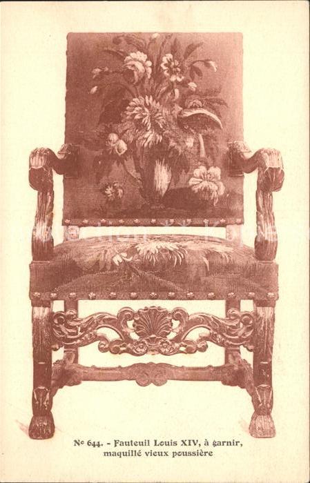 Moebel Antiquitaeten Fauteuil Louis XIV garnir Rossier & All