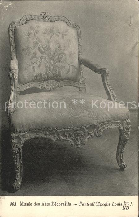 Moebel Antiquitaeten Fauteuil Louis XIV Musee Arts Decoratif