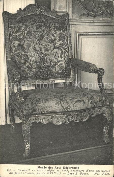 Moebel Antiquitaeten Fauteuil Musee Arts Decoratifs