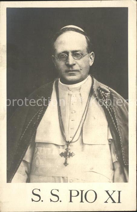 Papst S.S. Pio XI