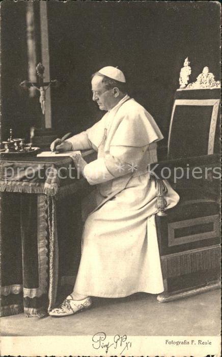 Papst S.S. Pio XI