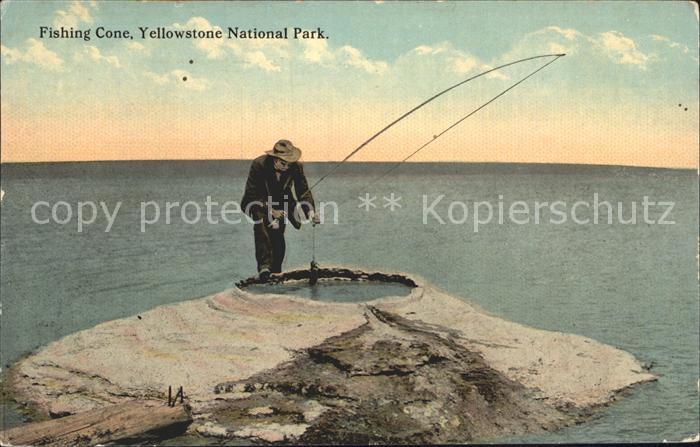Fischerei Fishing Cone Yellowstone National Park