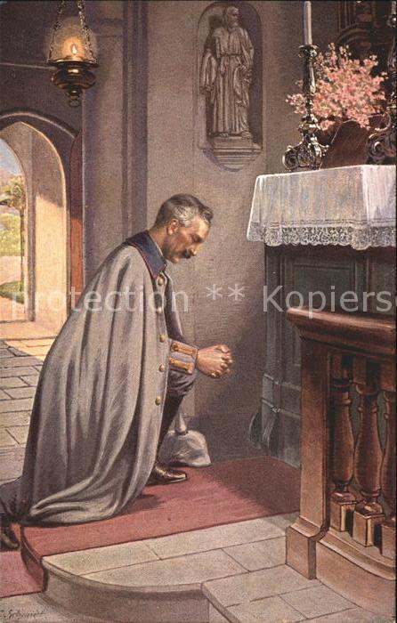 Wilhelm II Gebet Stille Andacht Gedicht H. v. Dittmar