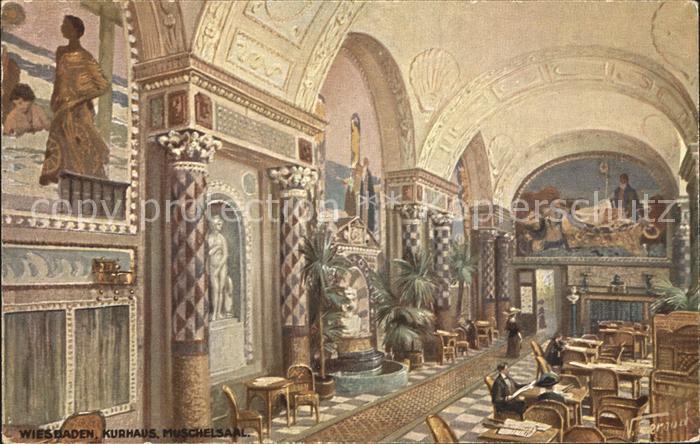 Verlag Primus Nr. 2001 Wiesbaden Kurhaus Muschelsaal