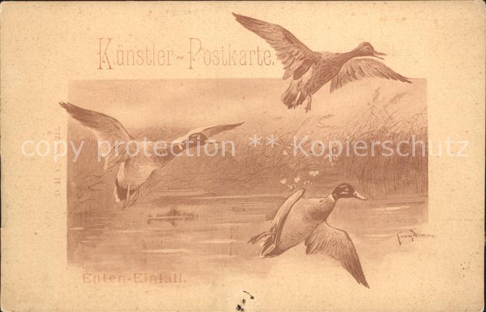 Enten Einfall Kuenstlerkarte