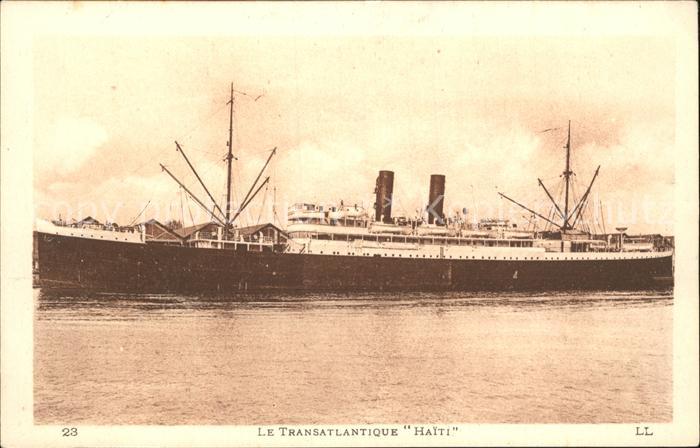 Dampfer Oceanliner Transatlantique Haiti