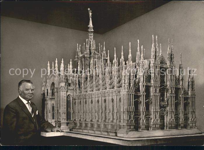 Kuriosum Dom von Mailand 18 Millionen Streichhoelzer Bildhauer Schenk