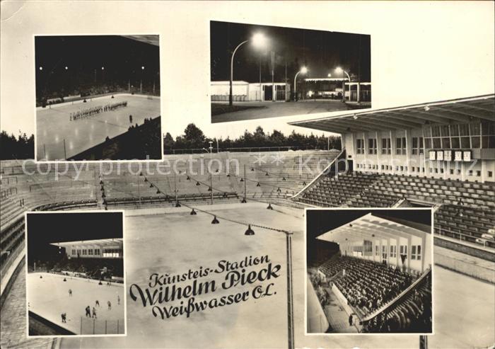 Eiskunstlauf Kunsteis-Stadion Wilhelm Pieck Weisswasser