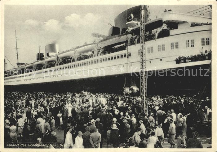 Dampfer Oceanliner Bremen