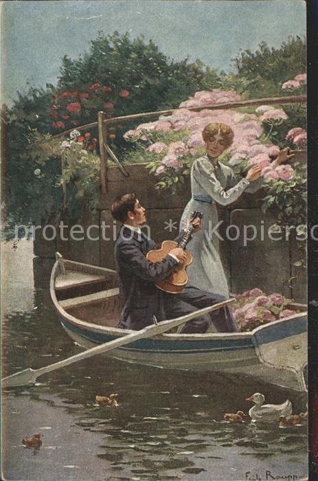 Verlag Galerie Muenchner Meister Nr. 408 Fritz Raupp Bluehende Zeit