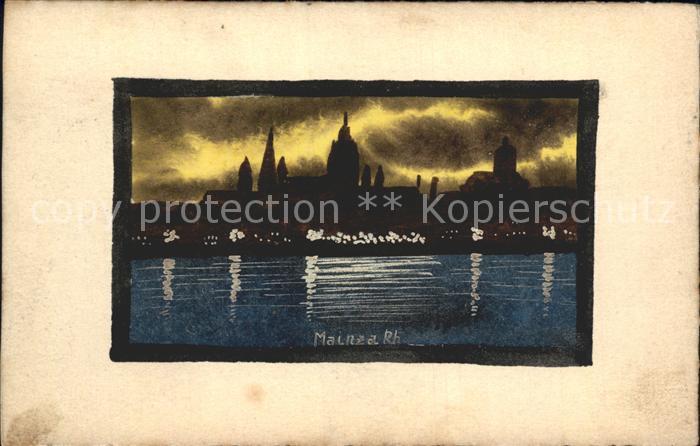 Mainz Rhein Kuenstlerkarte