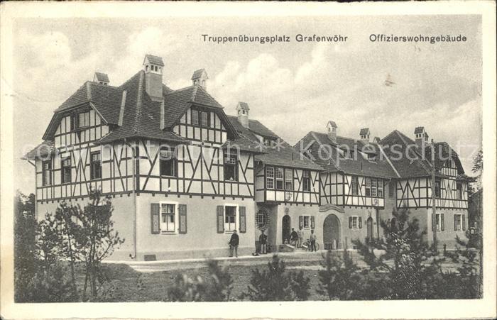 Grafenwoehr Truppenuebungsplatz Offiziersgebaeude