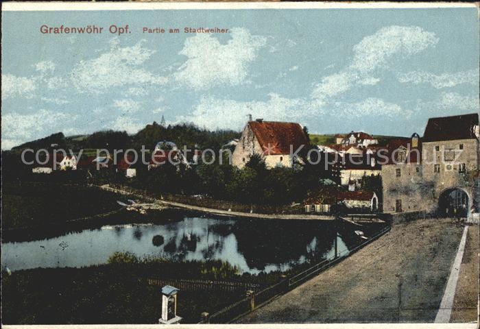 Grafenwoehr Partie am Stadtweiher