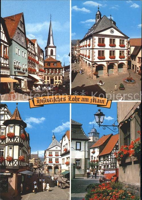 Lohr Main Altstadt Fachwerk