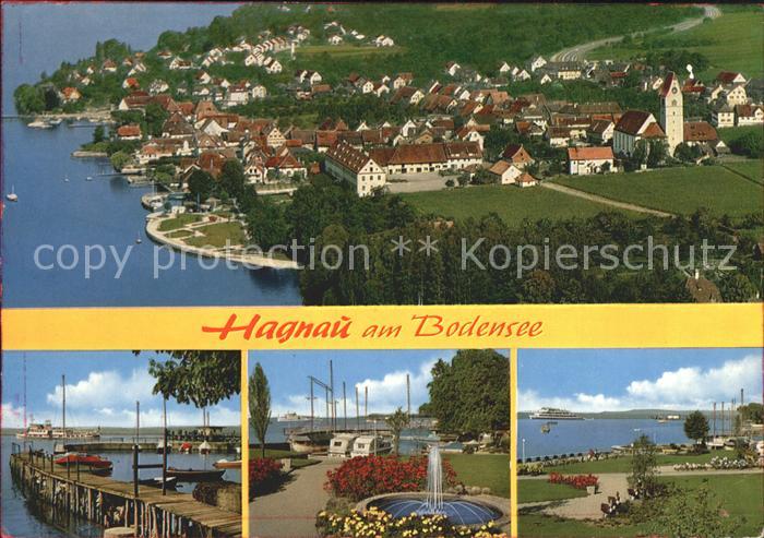 Hagnau Bodensee Fliegeraufnahme Hafen