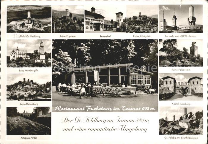 Koenigstein Taunus Restaurant Fuchstanz